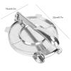 8.7 Inch Cast Iron Tortilla Press, Foldable DIY Pastry Dough Press, Kitchen Tool for Making Tacos, Burritos, Flatbread, Silver view 3