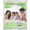 Mars Wellness Waterproof Vinyl Mattress Protector and Cover - Zippered White Mattress Cover Sheet Bed Bugs Mattress Cover - 1 Pack - Queen view 1
