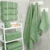 American Soft Linen Luxury 4 Piece Bath Towel Set, 600 GSM 100% Cotton Turkish Bath Towels for Bathroom, 27x54 in Large Bathroom Shower Towels, Sage Green view 2