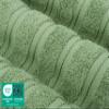 American Soft Linen Luxury 4 Piece Bath Towel Set, 600 GSM 100% Cotton Turkish Bath Towels for Bathroom, 27x54 in Large Bathroom Shower Towels, Sage Green view 3