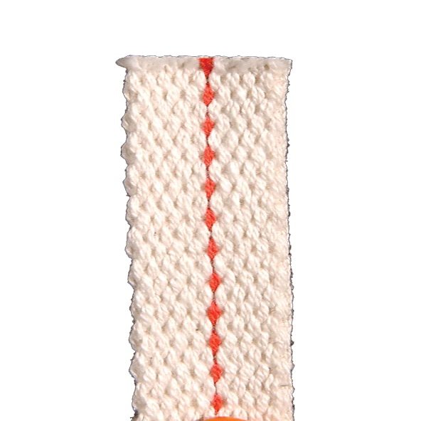 B&P Lamp 7/8" x 6 Foot Cotton Wick for #2 Brass Plated Burner