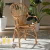 Bali & pari Sheraton Modern and Contemporary Light Honey Rattan Dining Chair view 2