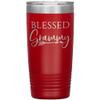 Blessed Grammy Tumbler - Grammy Gift - 20oz Insulated Engraved Stainless Steel Grammy Cup Teal view 2