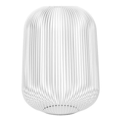 Blomus Lito Contemporary Candle Steel Lantern, Large 45cm - Indoor Use Only Colour: Blomus White