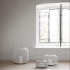 Blomus Lito Contemporary Candle Steel Lantern, Large 45cm - Indoor Use Only Colour: Blomus White view 2