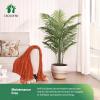 Artificial Areca Palm Plant 5Ft Fake Tropical Palm Tree, Perfect Faux Dypsis Lutescens Plants in Pot for Indoor Outdoor House Home Office Garden Modern Decoration Housewarming Gift,2Pcs view 4