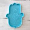 Kamonda Khamsah Hamsa Hand Coaster Epoxy Resin Silicone Mold Fatima Hand Tray Resin Mold Mold 4# view 4