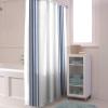 Fabric Shower Curtain for Bathroom, Blue White Stripes, Custom Shower Curtain Set with Hooks, Luxury Bathroom Curtains, Farmhouse Theme Waterproof Polyester Bathroom Accessories, 66x72inch view 3
