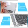 Insulated Bubble Mailers 20Pcs thermal insulated mailers hot cold thermal lunch pouch reusable insulation grocery envelope aluminum Metal view 4