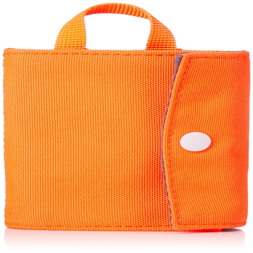 Rootot A 6748 Mini Wallet with Eco Bag, RO. Purse & Shopper, Orange