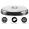 DOITOOL Stainless Steel Steak Cover Basting Steaming Cover Cheese Melting Dome Food Cover with Handle for Flat Top Griddle Grill Indoor/Outdoor view 2