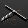 Abcsea 1 Piece Window Squeegee, Stainless Steel Window Glass Scraper, Window Glass Screen Wiper, Shower Squeegee, Silicone Rubber Squeegees, 26 cm view 2