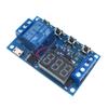 DC 6V~30V Multifunction Trigger Delay Time Module Switch Control Relay Cycle Timer Digit LED Display Micro USB 5V view 3