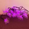 AMZSTAR Solar Morning Glory Fairy String Lights, 21ft/6.35m 30 LED Flower Lights Waterproof String Lights for Gardens Homes Wedding Christmas Party Holiday Decorations (Pink) view 3