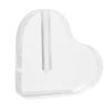Cabilock 1pc Acrylic Heart Shape Flower Holder Transparent Rose Arrangement Base for Beautiful Displays and Artistic Floral Decor for Special Occasions and view 1