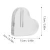 Cabilock 1pc Acrylic Heart Shape Flower Holder Transparent Rose Arrangement Base for Beautiful Displays and Artistic Floral Decor for Special Occasions and view 4