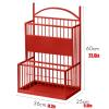 Umbrella Racks Red Metal Commercial Umbrella Stand Holder, Large Capacity Umbrella Basket at Hotel Office Entrance, with Hook and Drip Tray (Size : 36X25X60cm) view 2
