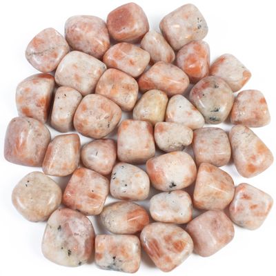 Crocon (2200+ Carats) Sunstone Tumbled Stones and Crystals bulk Natural Crystal Kit for Reiki Healing Crystal Polished, Tumble Stones, Chakra Balancing, Reiki Gift, Home Decor Size : 20-25 mm