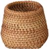 Electric Oven Home Rattan Basket Pen Holder Desktop Decoration Home Tea Set Retro Storage Basket -Square Bottom view 1