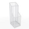 Umbrella Racks Black White Metal Umbrella Stand Holder, Home Hotel Office Cafe Entrance Umbrella Storage Rack with Independent Drip Tray (Color : White) view 1