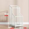 Umbrella Racks Black White Metal Umbrella Stand Holder, Home Hotel Office Cafe Entrance Umbrella Storage Rack with Independent Drip Tray (Color : White) view 2