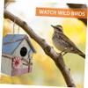 Balacoo Unique Design Bird House Outdoor Wooden Bird Nest Parrot Feeder Garden Yard Decor Ornament view 2