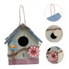 Balacoo Unique Design Bird House Outdoor Wooden Bird Nest Parrot Feeder Garden Yard Decor Ornament view 3