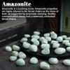 Crocon 1LB Amazonite Tumbled Stones and Crystals bulk 2000+ Carats Natural Crystal Kit for Reiki Healing Crystal Polished, Tumble Stones, Chakra Balancing, Reiki Gift, Home Decor Size : 20-25 mm view 2
