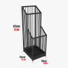 Umbrella Racks Double-Layer Metal Umbrella Stand Holder, Household Commercial Large-Capacity Umbrella Storage Rack with Independent Drip Tray, 26x20x62cm (Color : Black) view 2