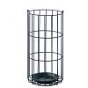 Umbrella Racks Commercial Metal Umbrella Stand Holder, Large Capacity Cue Umbrella Cane Storage Basket for Hotel Bank Office, 25x50cm (Color : Black) view 1