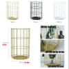 Umbrella Racks Commercial Metal Umbrella Stand Holder, Large Capacity Cue Umbrella Cane Storage Basket for Hotel Bank Office, 25x50cm (Color : Black) view 2