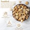 Crocon 1LB Yellow aventruine Tumbled Stones and Crystals Bulk 2000+ Carats Polished Stone Rock Collection Balancing vase Filler tumbles Crystals Healing Reiki Gemstone Gifts Fountain tumbled Size 20mm view 3
