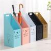 Umbrella Rack Hua Fashion Creative Umbrella Stand White Metal Umbrella Bucket with Drip Tray, Can Store 17 Umbrellas, 20x25x60cm view 2
