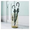 Umbrella Racks Golden Iron Umbrella Stand Holder, Large-Capacity Umbrella Basket with Hook and Drip Tray, Umbrella Storage for Hotel Office Entrance, 25x50cm view 1