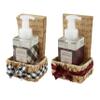 Mud Pie Christmas Toasted Marshmellow Scented Soap & Napkin Basket Set, Cream Check view 2