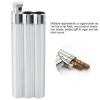 Raguso Three Tubes Stainless Steel Hip Flask and Cigar Holder Humidor Tube Travel Carry Case Portable Cigar Case view 4