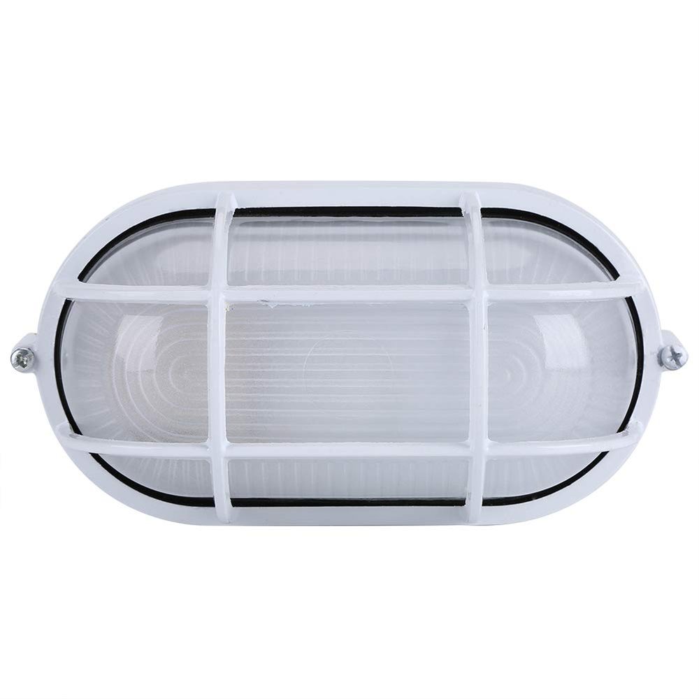 Germerse Explosion Proof Lamp, 220V 60W Steam Room Light, Oval/Round for Home Massage Room(Oval)