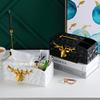 Anncus Multi-Function Tissue Box Remote Control Storage Box Household Creative Elk Tea Table Paper Extraction Box Storage Organizer - (Color: Black) view 4
