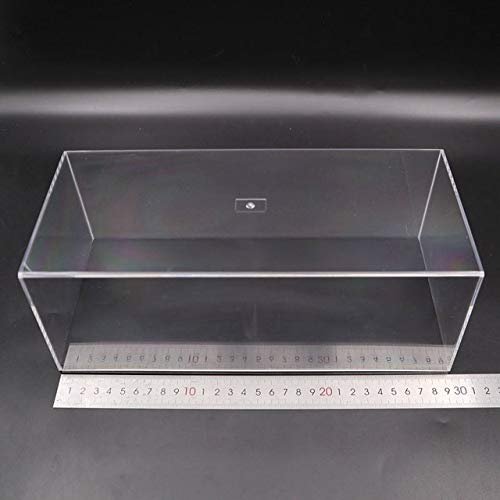 Anncus Model Car Acrylic Case Display box Transparent Dustproof with Black Base 1/64 1/43 1/32 1/18 1/24 - (Color: 24 29cmx13cmx11cm)