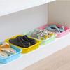 Anncus Creative Shoe Box Case Plastic Square Storage Boxes & Bins Sundries Container Stackable Shoes Organizer - (Color: Blue) view 1