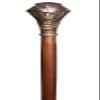 Vimal Nautical Walking Sticks, Copper Antique Joker Hade Head Metal Handle with Strong Wooden Walking Stick, Victorian Handcrafted Cane, 36 TO 37 inch INCH APPROX view 1