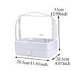 Anncus SAFEBET Cosmetic Storage Box Transparent Makeup Organizer 360 Rotating Acrylic Jewelry Box Drawer Desktop Organizer - (Color: SGMHGreenL) view 3