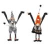 Mud Pie Dangle Arm Halloween Gnome, Girl, 15" x 4" view 2