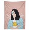 Deny Designs The Optimist Tapestry, 50" X 60", Be A Voice Dont Be an Echo view 1
