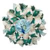 All Occasion Wreath, Luxury Handmade - Peacock Front Door Decor, 24 or 28 Inch view 1