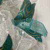 All Occasion Wreath, Luxury Handmade - Peacock Front Door Decor, 24 or 28 Inch view 4