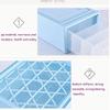 Anncus Underwear drawer storage box multi-layer plastic transparent wardrobe clothing pantyhose bra finishing box plastic storage bins - (Color: 15grid nogrid nogrid) view 4