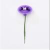 Worth Imports 40mm Christmas Plastic Ball Pick, Purple, Set of 24 view 1