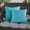 Greendale Home Fashions Outdoor 17-inch Square Decorative Throw Pillow, 2-Pack, Arctic view 2