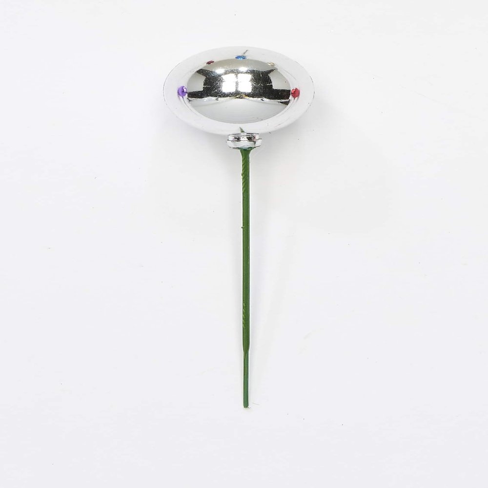 Worth Imports 40Mm Plastic Ball, Silver, Set of 12 Pick